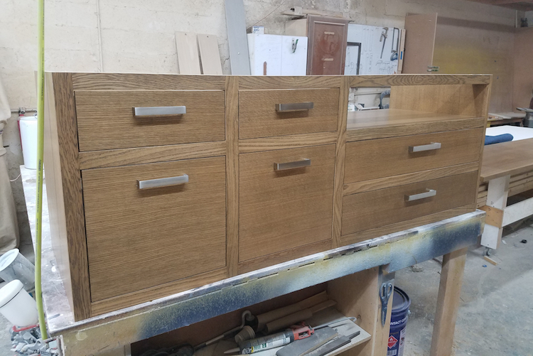 Oak Credenza 2